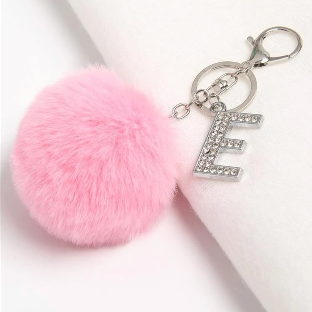 🥳🥳Fluffy Pom Pom Charm Keychain🥳🥳